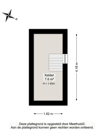 Floorplan - Hoornweg 21, 9363 ED Marum